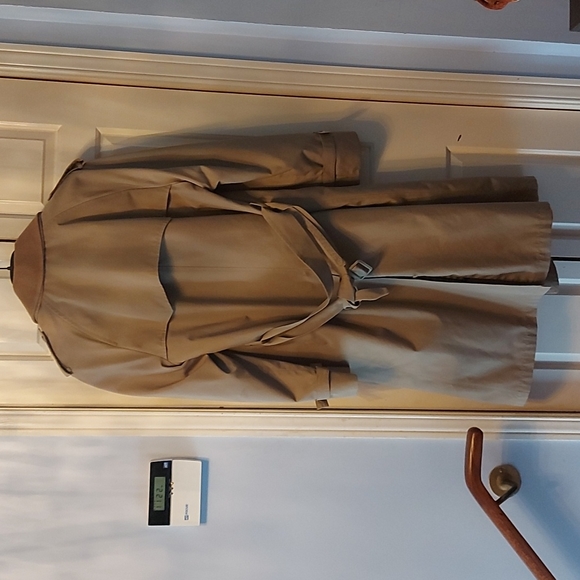 Trench coat Tan,London Fog, size L - Picture 2 of 10